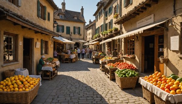 Marches locaux et saveurs authentiques du village