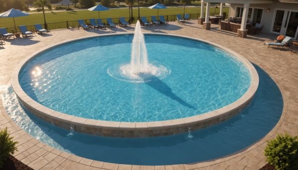 Piscine chauffee et espaces aquatiques ludiques familiaux