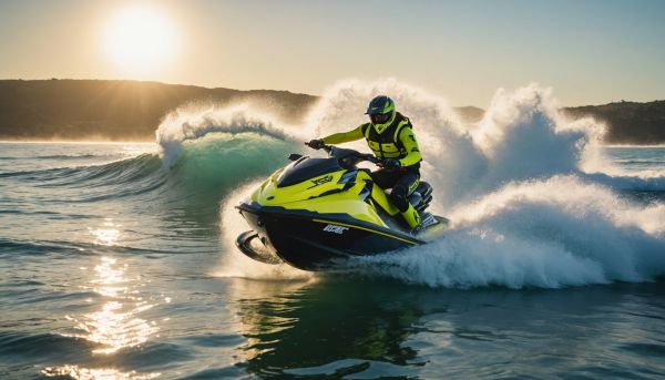 Sortie en jet ski vagues sensations fortes