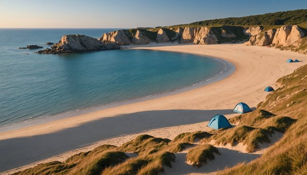 Le cabellou plage, parmi les meilleurs campings dog friendly en bretagne